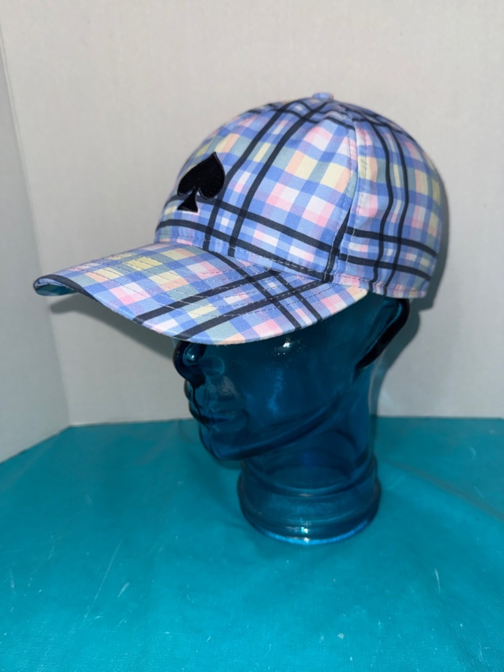 Kate Spade Plaid Baseball Cap